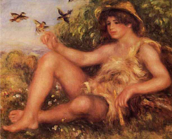 Alexandre Thurneyssen en jeune pâtre - Renoir