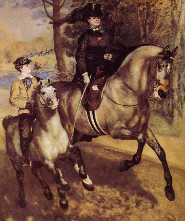 Allée cavalière au bois de Boulogne - Renoir