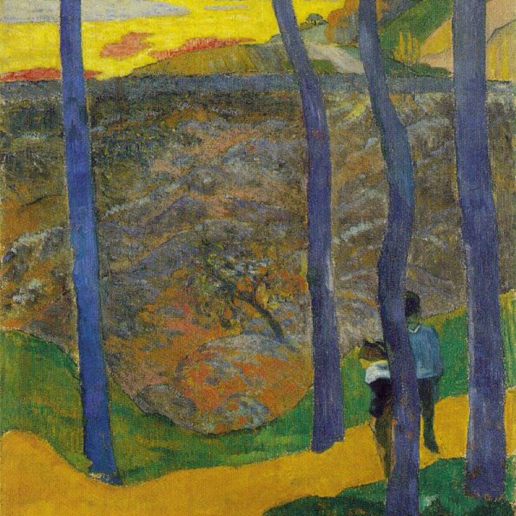 Arbres bleus - Gauguin