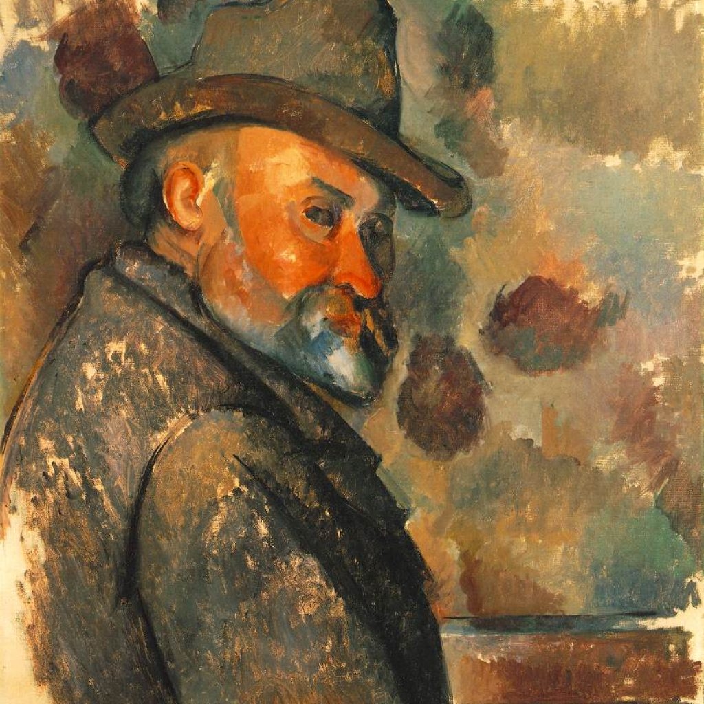 Autoportrait avec chapeau mou - Cézanne