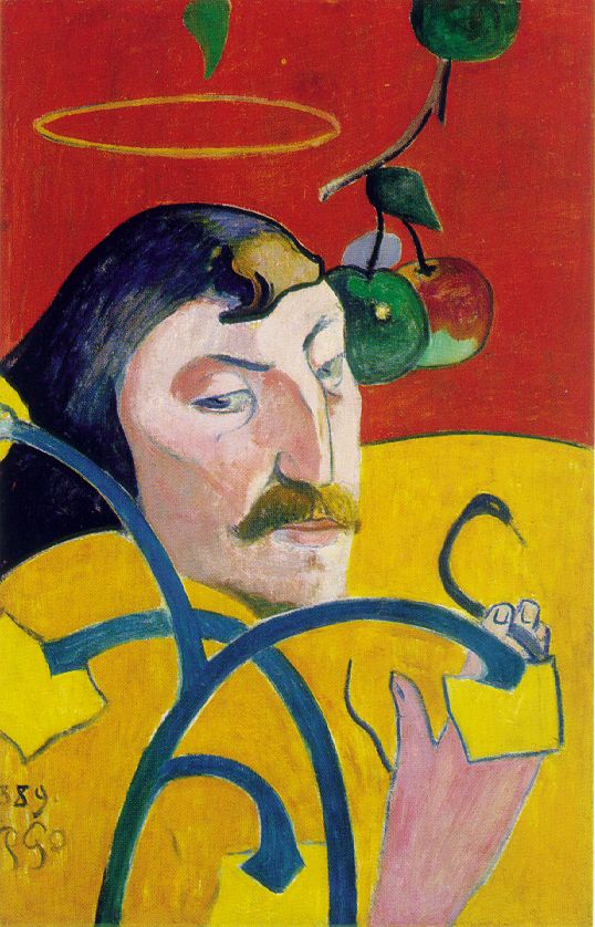 Autoportrait à l'auréole - Gauguin