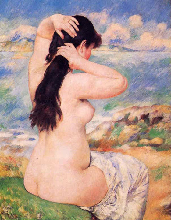 Baigneuse ou la coiffure - Renoir