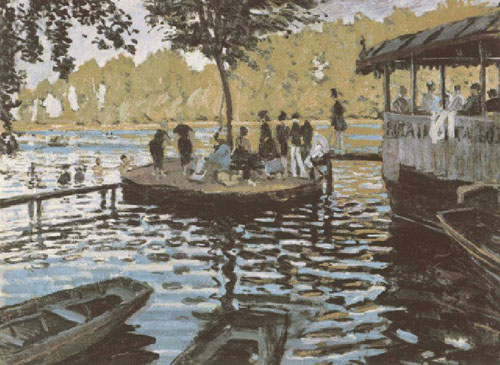 Bain à la Grenouillère - Monet