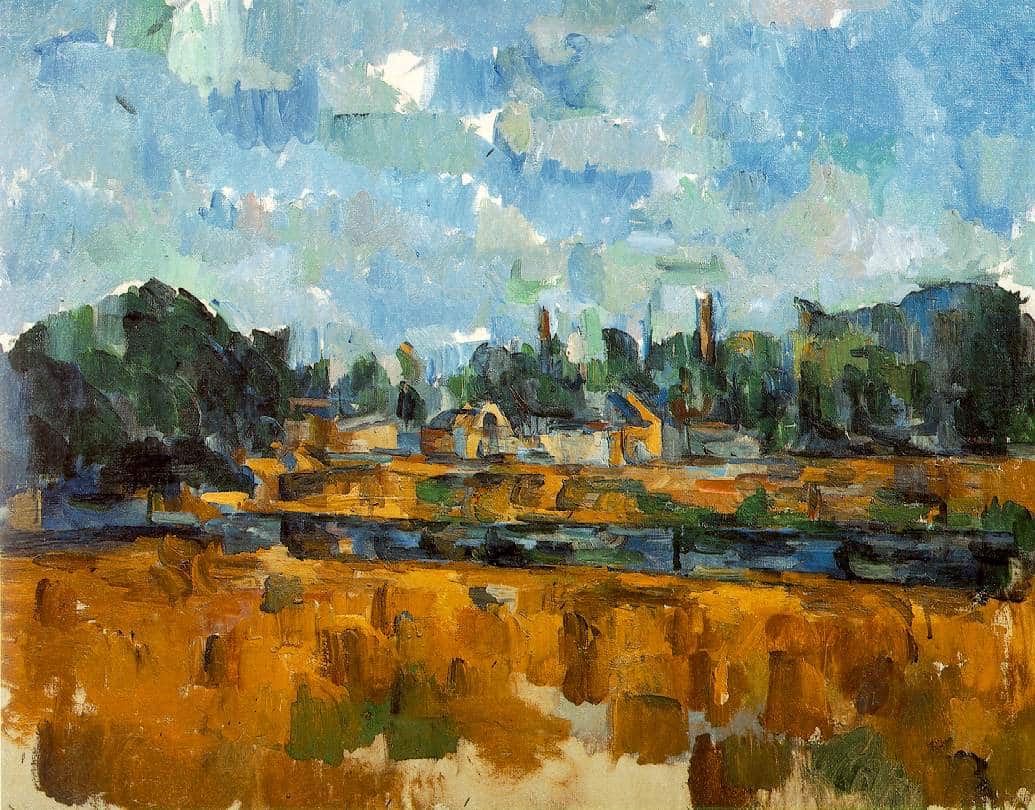 Bords d'une rivière - Cézanne