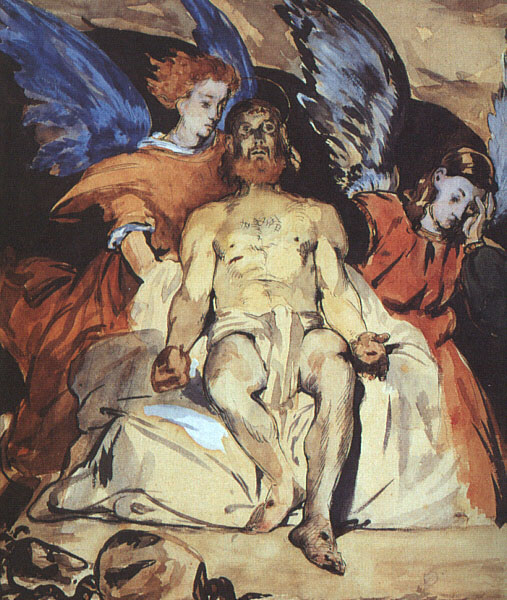 Christ avec des anges - Manet