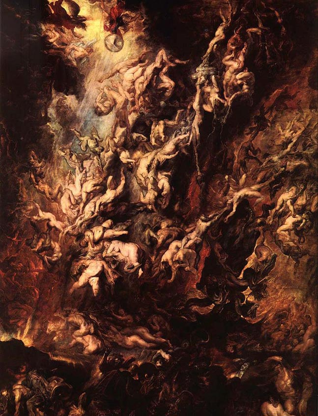 Chute des anges rebelles - Rubens