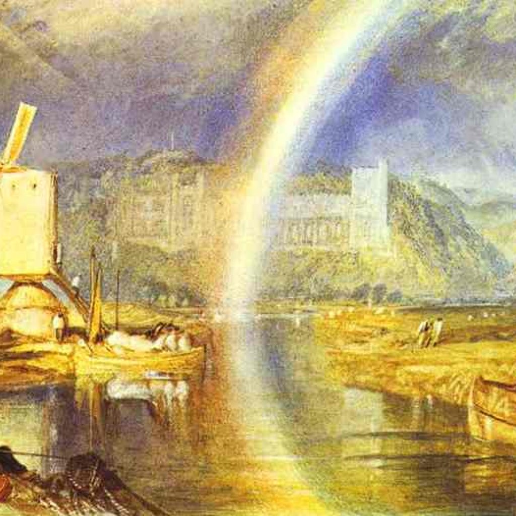 Château d'Arundel avec pluie - Turner