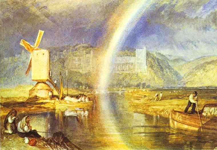 Château d'Arundel avec pluie - Turner