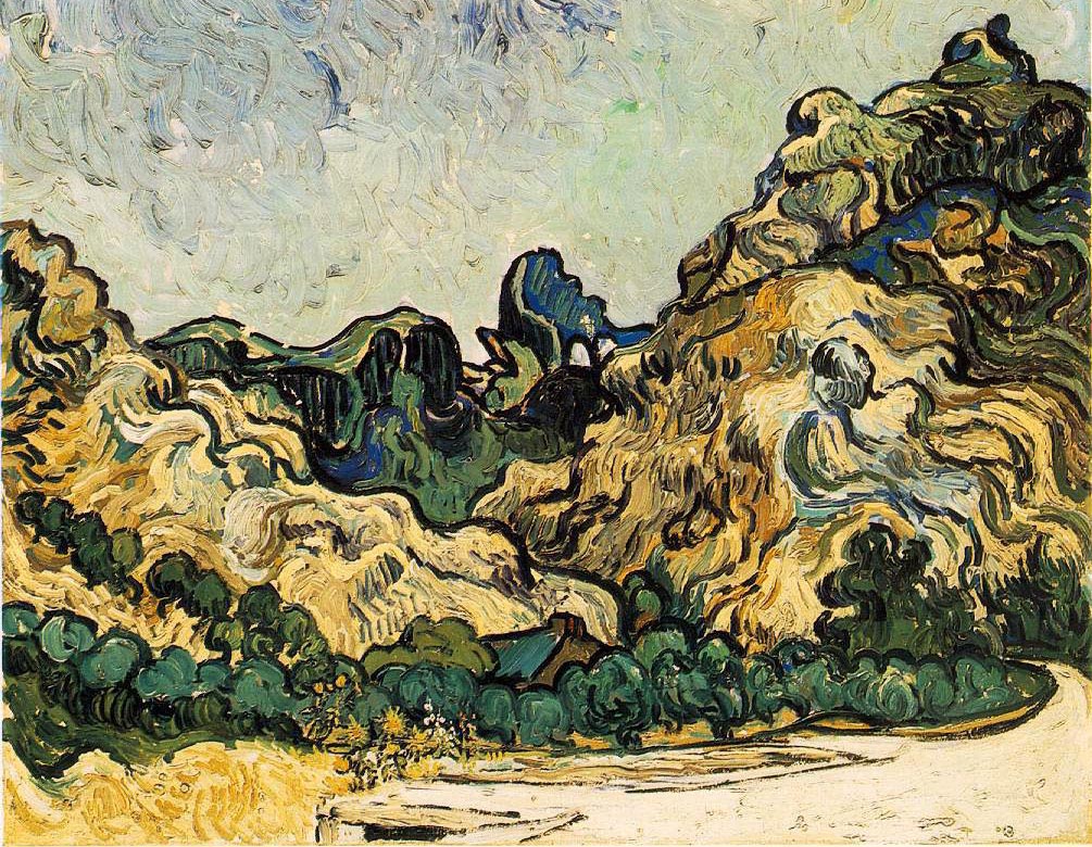 Colline à Saint Remy - Van Gogh