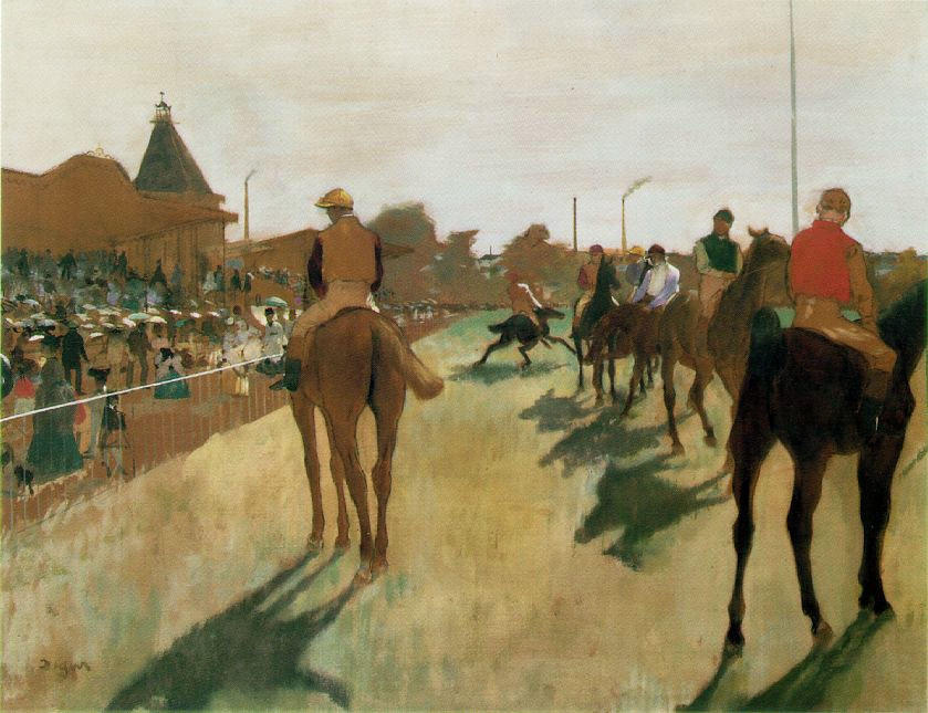 Course de chevaux - Degas