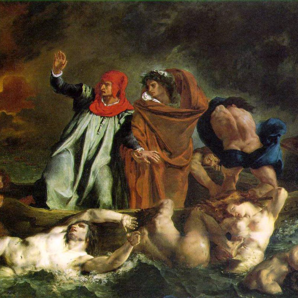 Dante et Virgil en enfer - Delacroix