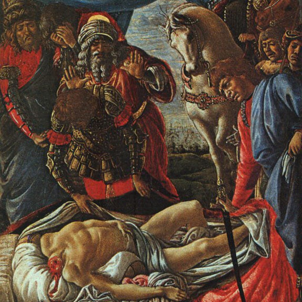 Découverte du meurtre d'Holophernes - Botticelli