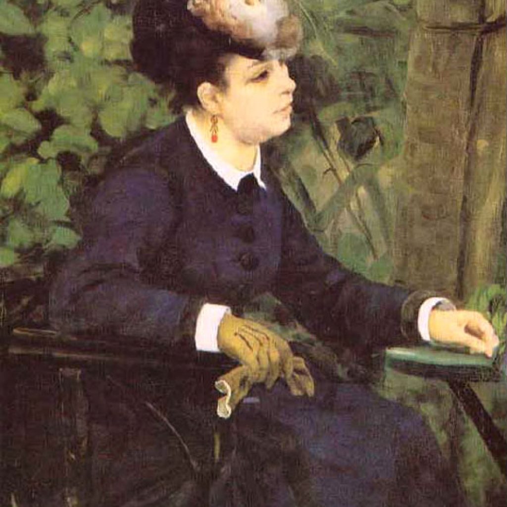 Femme dans un jardin - Renoir