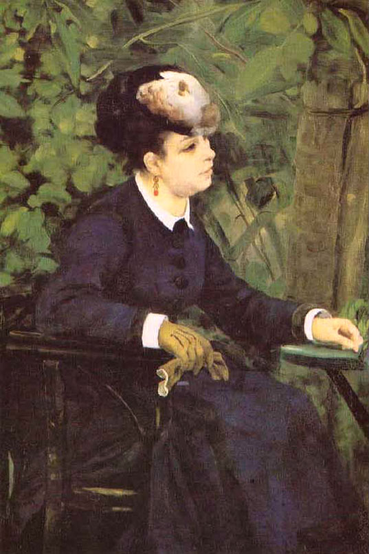 Femme dans un jardin - Renoir