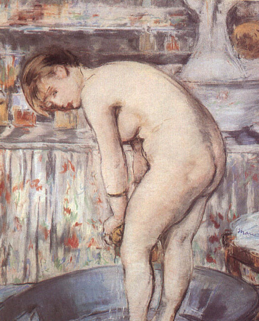 Femme dans une baignoire - Manet