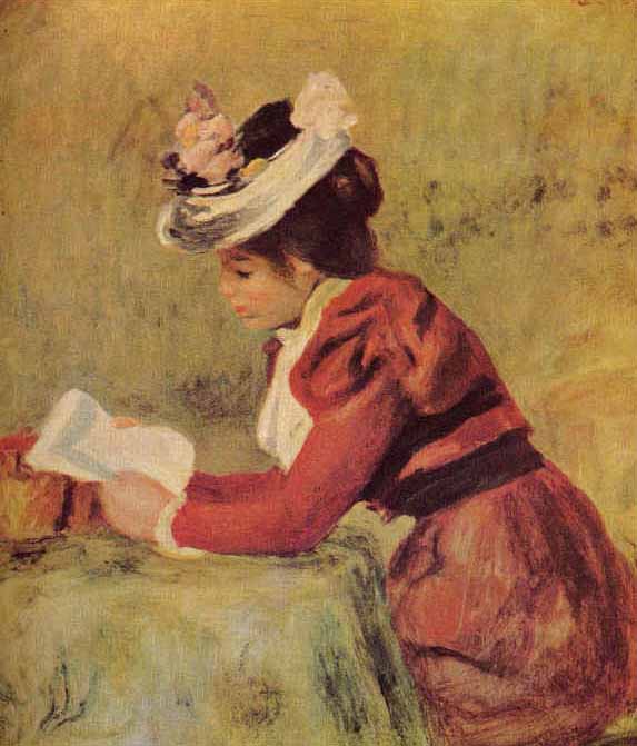 Femme lisant - Renoir