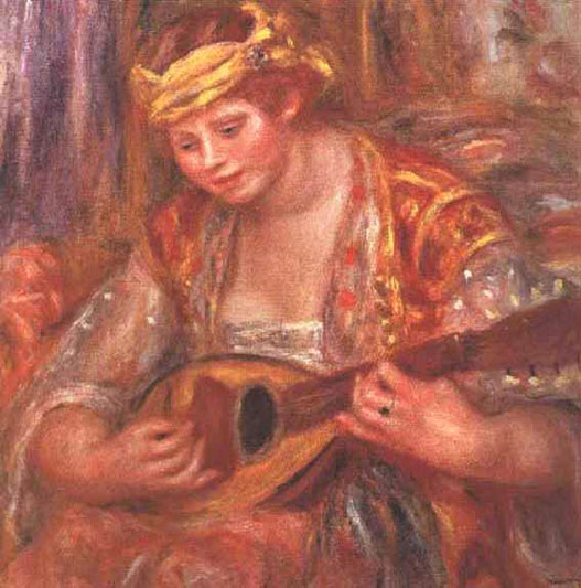 Femme à la mandoline - Renoir