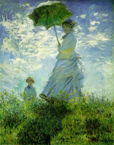 Femme à l'ombrelle - Monet