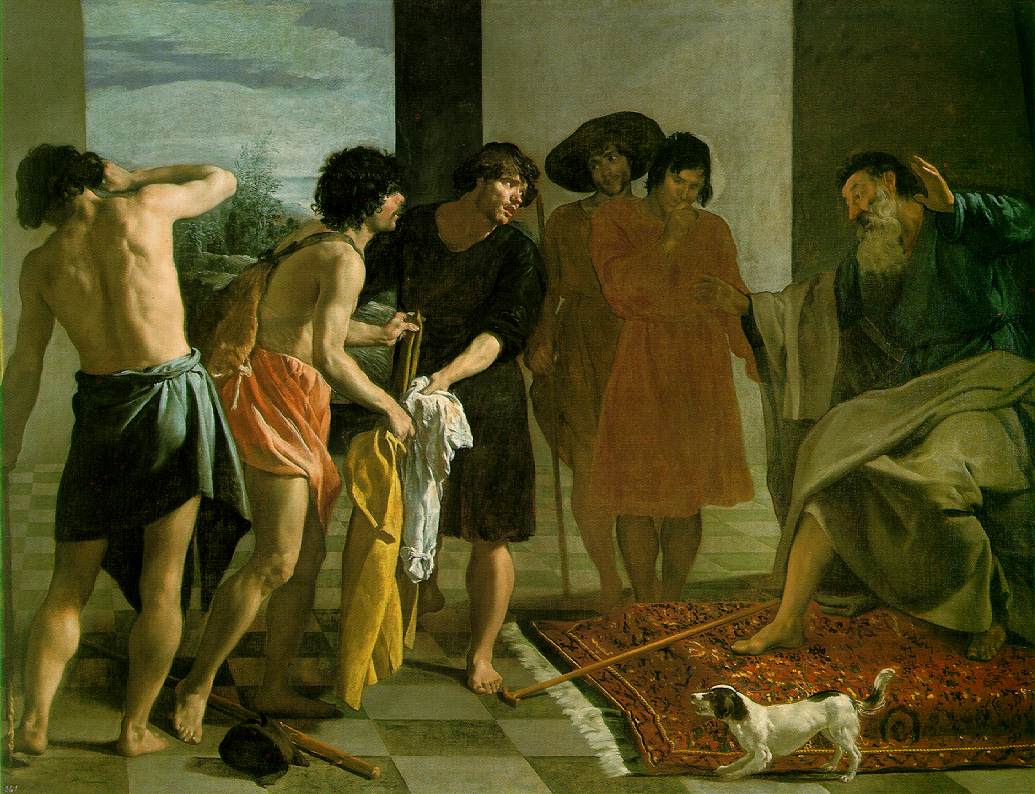 Jacob recevant la tunique de Joseph - Velazquez