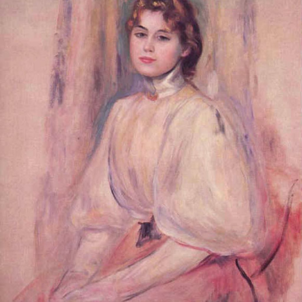 Jeune femme assise - Renoir