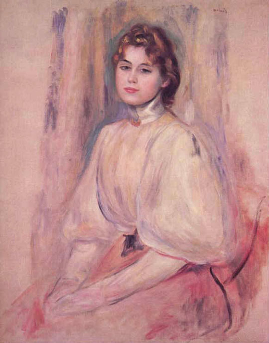 Jeune femme assise - Renoir