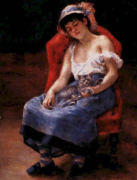 Jeune fille endormie - Renoir