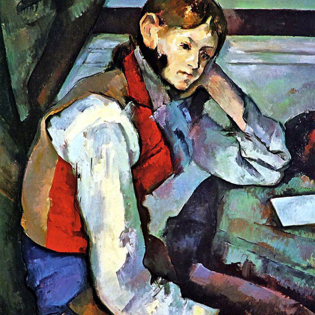 Jeune garçon au gilet - Cézanne