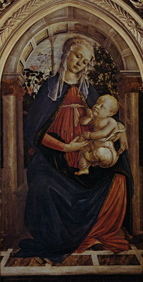 La Madone à la Roseraie - Botticelli