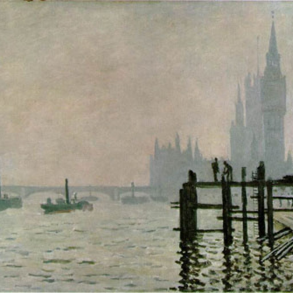 La Tamise à Westminster - Monet