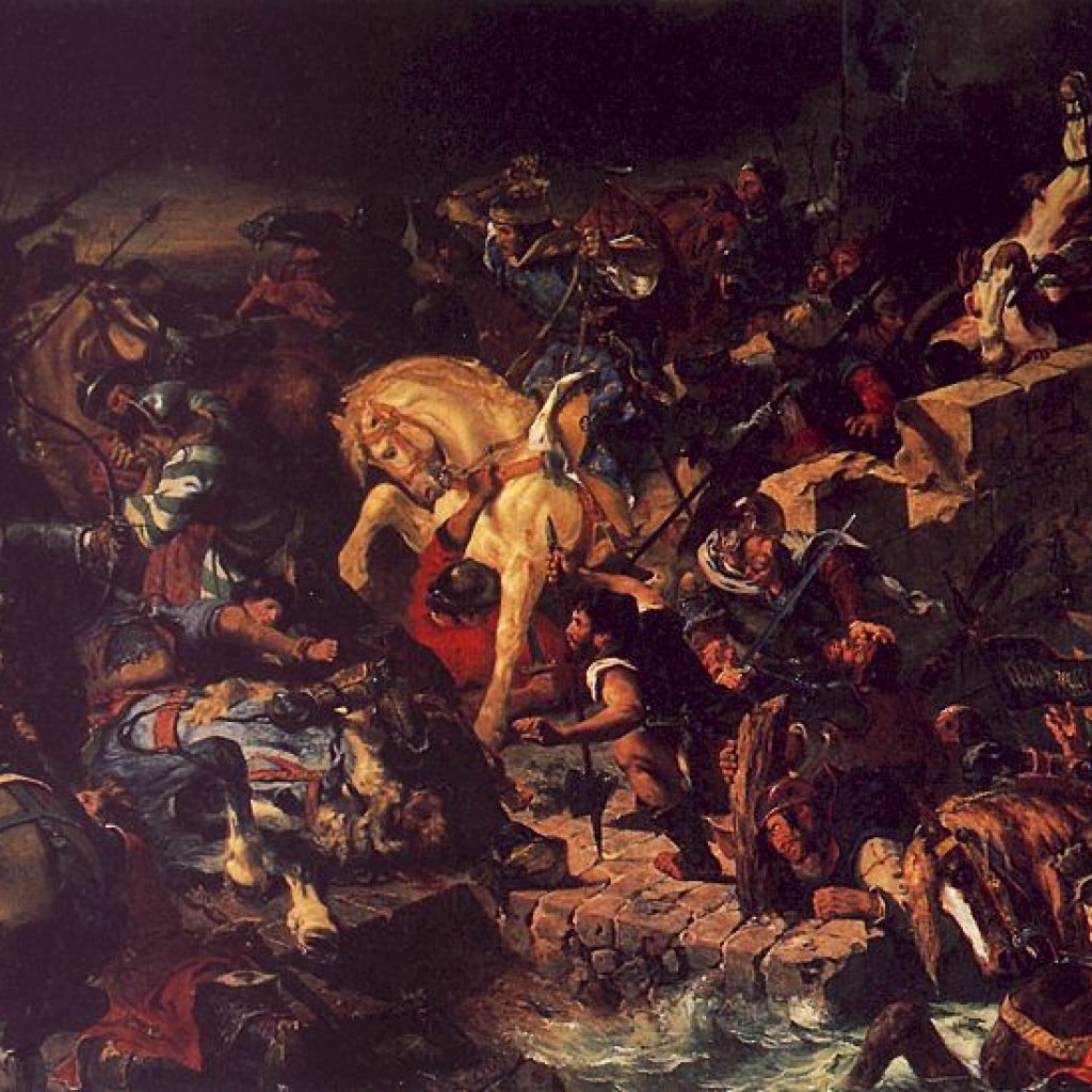 La bataille de Taillebourg - Delacroix