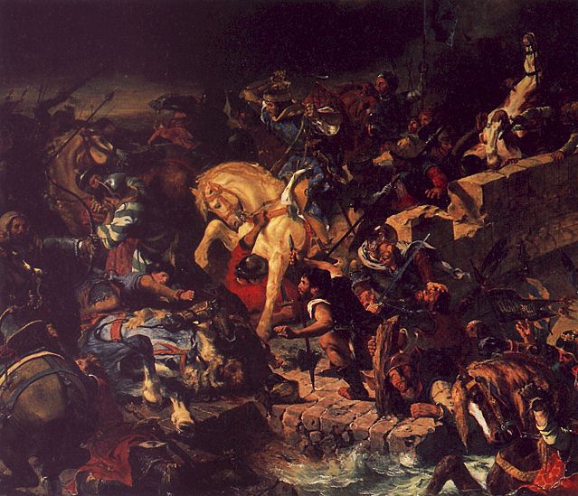 La bataille de Taillebourg - Delacroix