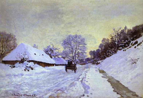 La charrette - Monet