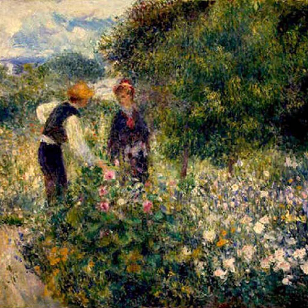 La cueuillette des fleurs - Renoir