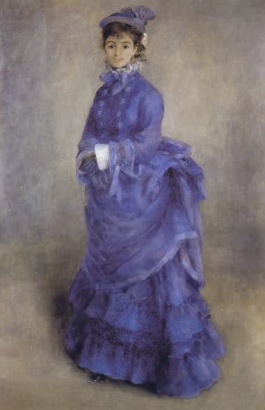 La femme en bleu - Renoir