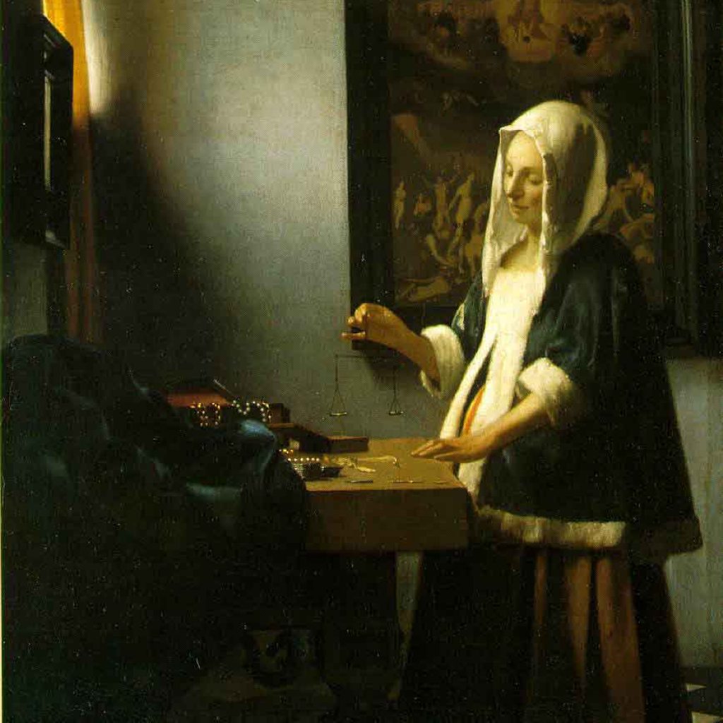 La femme portant une balance - Vermeer