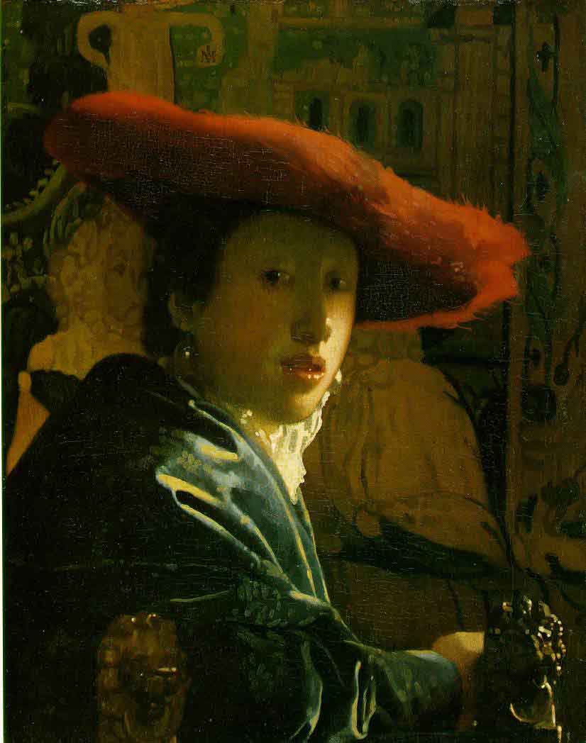 La fille au chapeau rouge - Vermeer