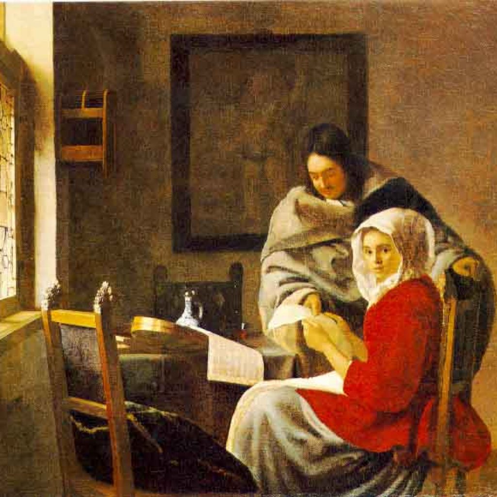 La leçon de musique interrompue - Vermeer