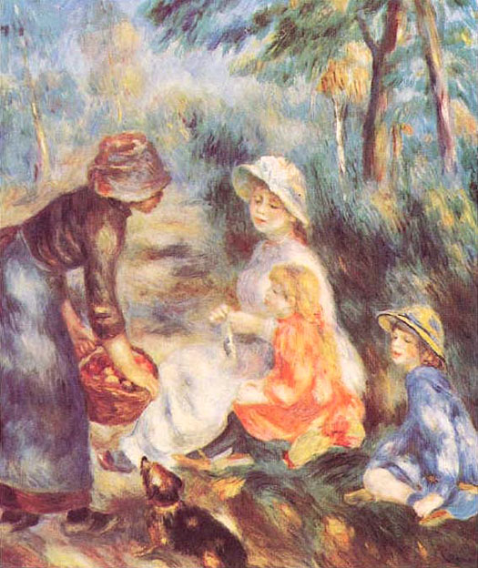 La marchande de pomme - Renoir