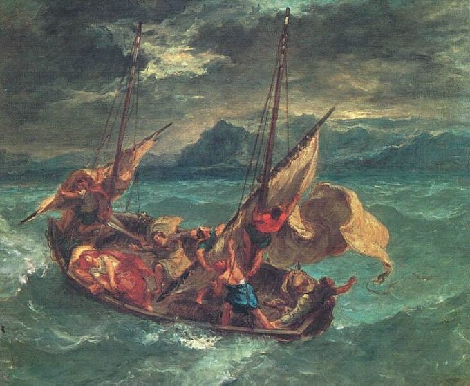 La mer de Galilée - Delacroix