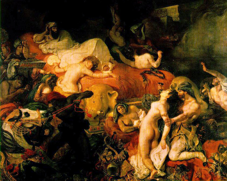 La mort de Sardanapal - Delacroix
