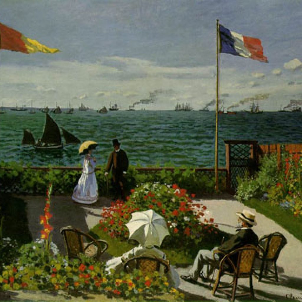 La plage de Sainte-Adresse - Monet