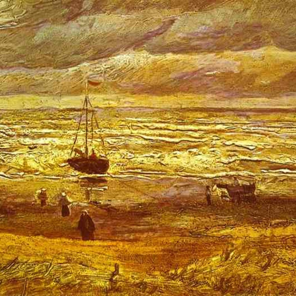 La plage de Schéveningue - Van Gogh