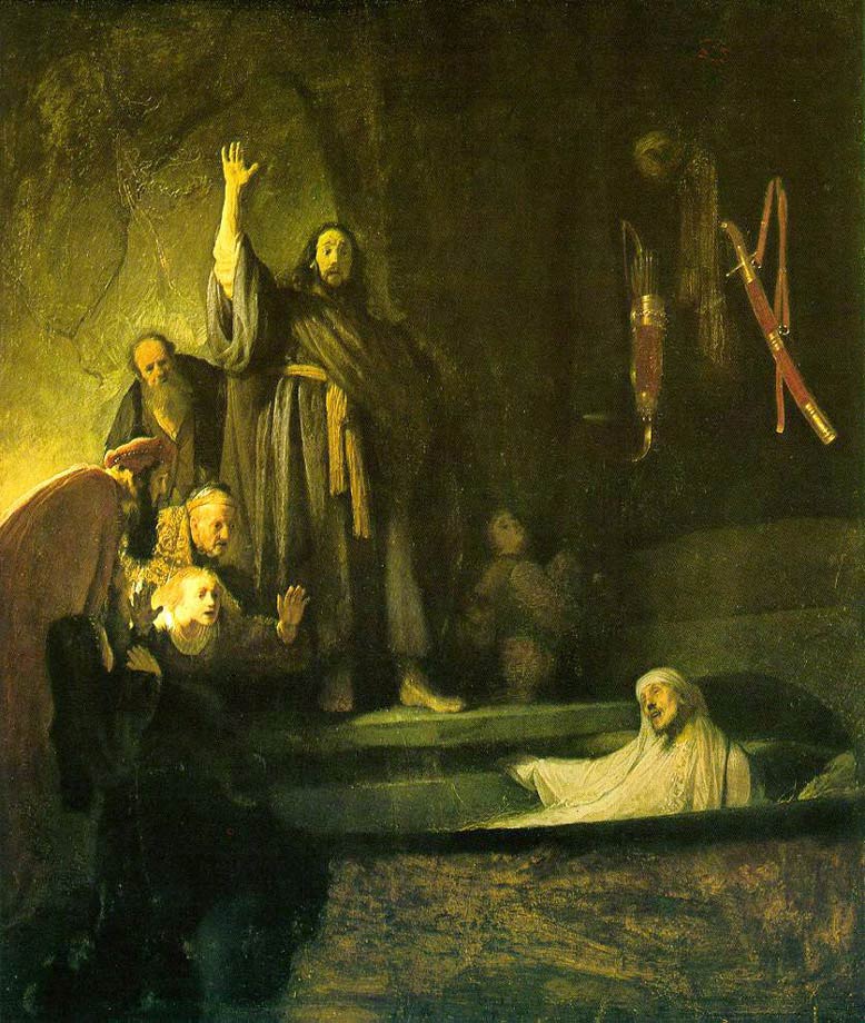 La résurection de Lazare - Rembrandt