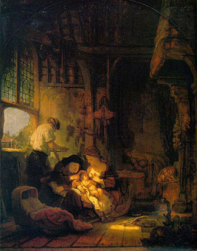 La sainte famille - Rembrandt