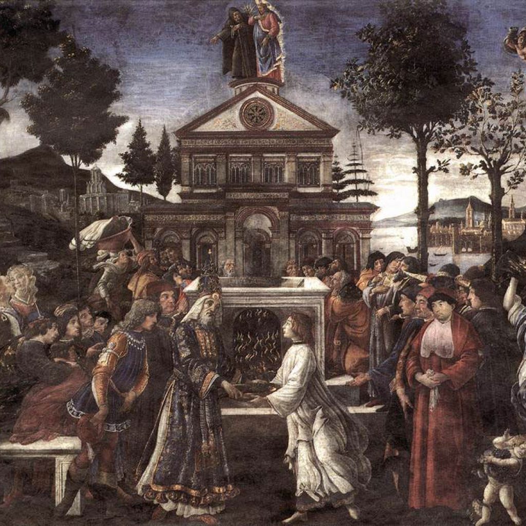 La tentation de Christ - Botticelli