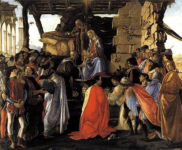 L'adoration des mages - Botticelli