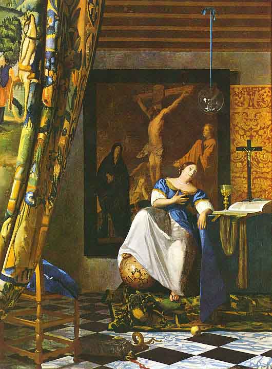 L'allégorie de la foi - Vermeer