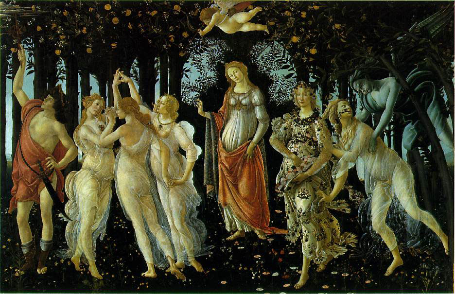 L'allégorie de printemps - Botticelli