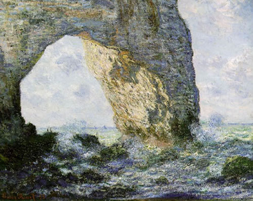 L'arche d'Etretat - Monet