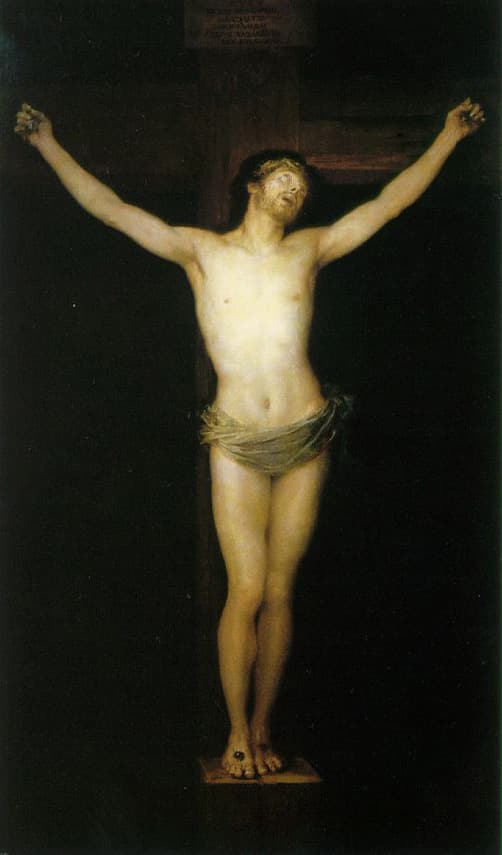 Le Christ crucifié - Goya